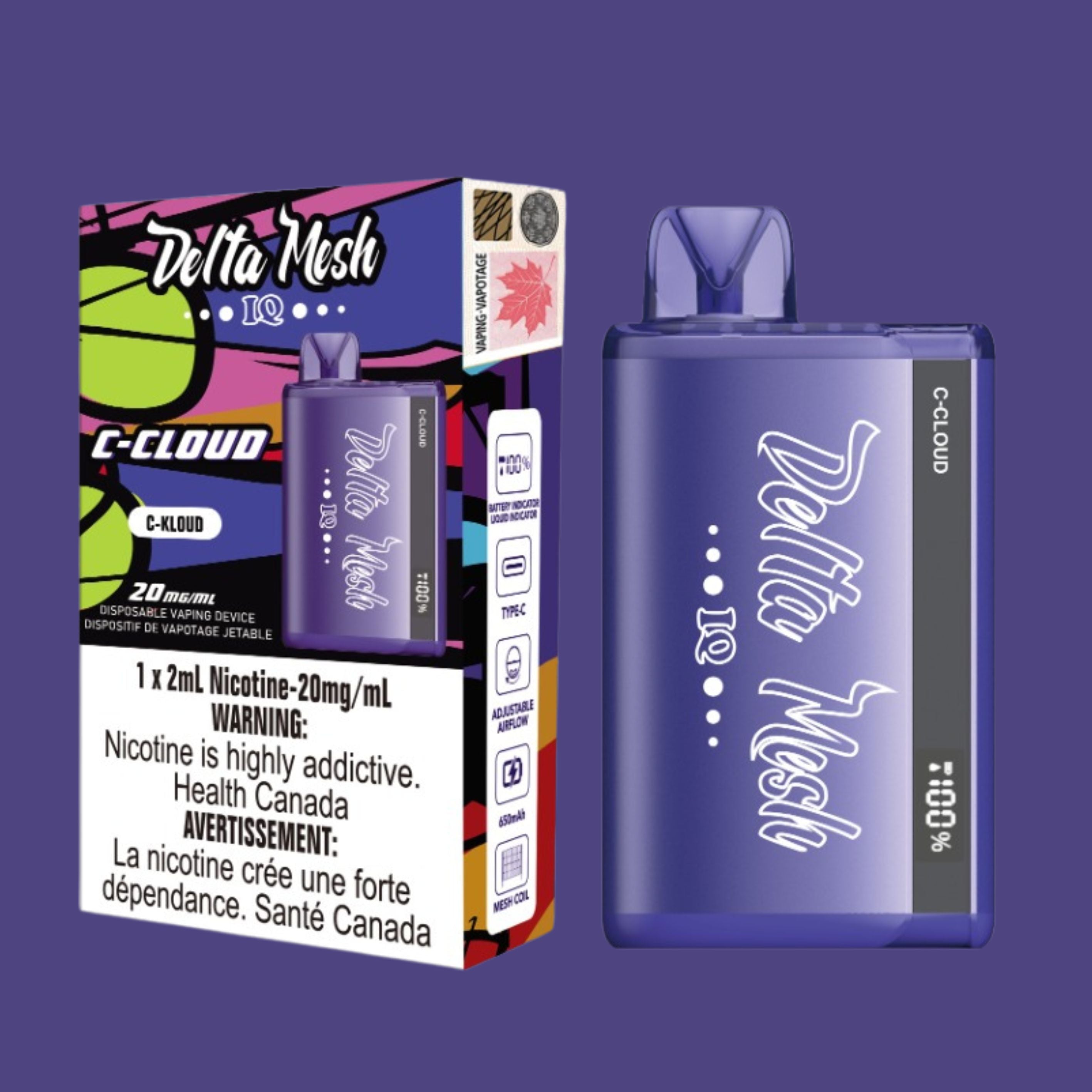 Delta Mesh IQ Disposable Vape